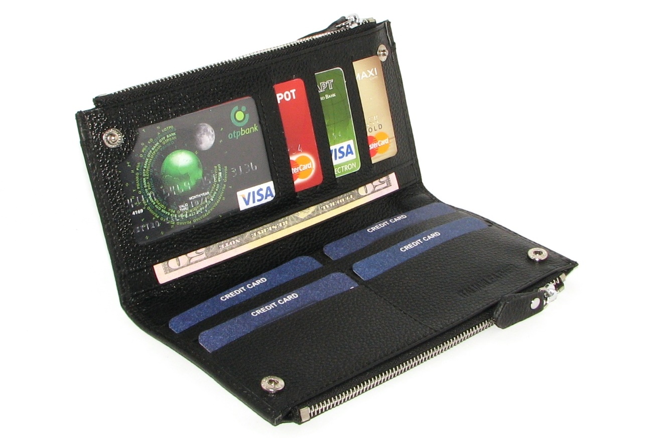 Кошелек женский ST420 BLACK Кошелек женский ST420 BLACK